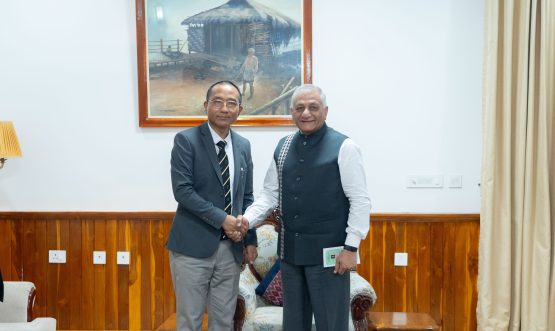 Retired IPS Officer Pu C Lalthanmawia takes oath as Ombudsman