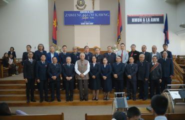 New Year Celebration Service at Aizawl Temple Corps