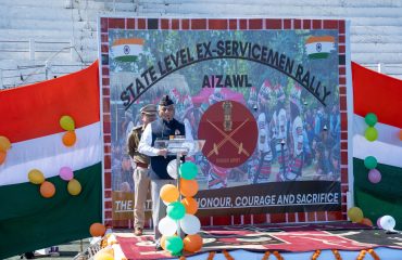 ExServicemen Rally in Aizawl