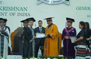 Vice President Shri CP Radhakrishnan Graces the 20th Convocation of Mizoram University