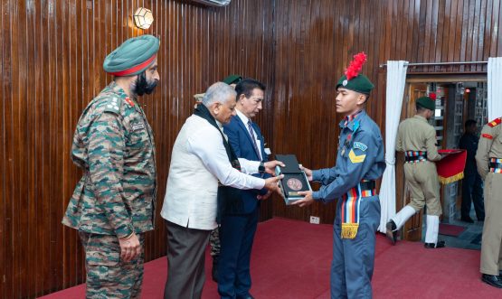 Governor Felicitates Mizoram NCC Cadets for Participation in National Level Camps