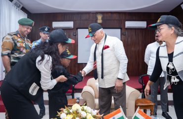 Interacts with Shalom Special School Students