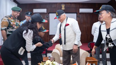 Interacts with Shalom Special School Students