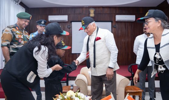 Interacts with Shalom Special School Students