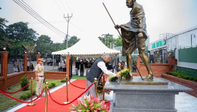 Tribute on Mahatma Gandhi Birth Anniversary
