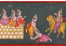 चांगदेव, निवृत्तनाथ, ज्ञानेश्वर, मुक्ताबाई, सोपान यांची भेट;?>