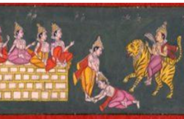 चांगदेव, निवृत्तनाथ, ज्ञानेश्वर, मुक्ताबाई, सोपान यांची भेट
