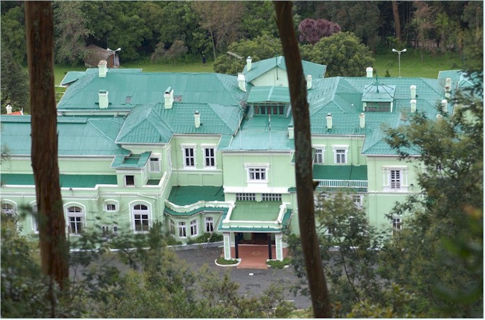 Raj Bhavan, Udhagamandalam - Overall Front View