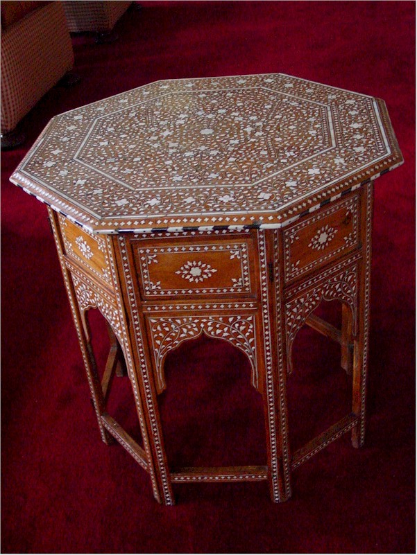 Raj Bhavan, Udhagamandalam - Antique furniture with Ivory work