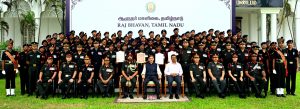 Thiru. R.N.Ravi, Hon'ble Governor of Tamil Nadu honoured the 16 Madras, 35 Field Regiment, Ordnance Depot Avadi and 65 Company Army Service Corps (Supply) Type 'D' with Unit Citations for their selfless service to the Nation at the commendation function and conferring citations to the Armed Forces at Raj Bhavan, Chennai on 25.07.2025. Lt.Gen. Karanbir Singh Brar, PVSM, AVSM, GOC, Dakshin Bharat Area, Chennai and other dignitaries were present.