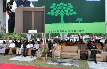 inaugurated the Mega Plantation drive program to celebrate World environment day and addressed the gathering
