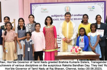 Felicitating Brahma Kumaris Sisters 2