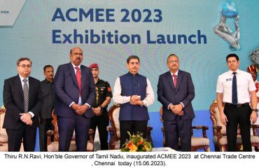 inaugurated ACMEE 2023 at Chennai Trade Centre