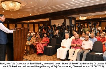 Addressing the gathering at the Book of Books Release 2