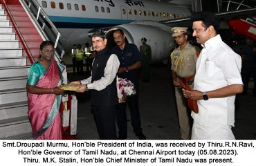 Governor Receiving the President 2