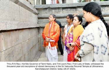 Witnessing the 1000-year-old inscriptions of vibrant democracy in the Sri Vaikunda Perumal Temple at Uthiramerur 2