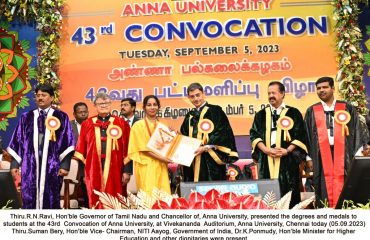 Anna University 43rd Convocation