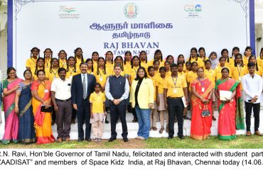 felicitated and interacted with student participants of 