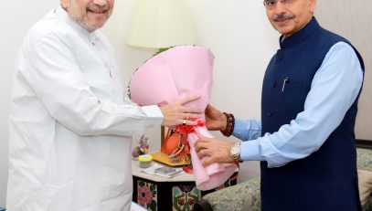 Thiru.R.N.Ravi, Hon'ble Governor of Tamil Nadu, called on Thiru. Amit Shah, Hon'ble Minister of Home Affairs & Cooperation, Government of India