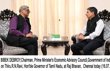 Meeting Thiru. BIBEK DEBROY,Chairman, Prime Minister's Economic Advisory Council, Government of India 2