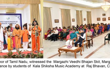 Thiru.R.N.Ravi, Hon'ble Governor of Tamil Nadu, witnessed the Margazhi Veedhi Bhajan Skit 2
