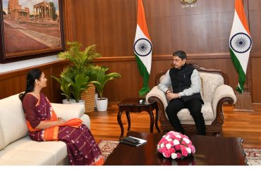 Meeting Dr. Bharati Pravin Pawar, Hon'ble Minister of State for Ministry of Health and Family welfare