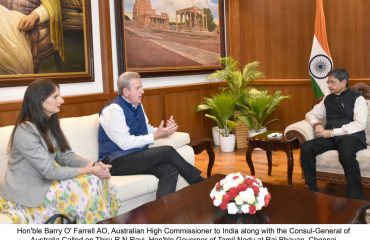 on'ble Barry O' Farrell AO, Australian High Commissioner to India along with the Consul-General of Australia 2