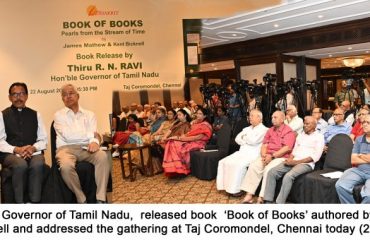 Addressing the gathering at the Book of Books Release 1