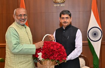 Greeting Thiru. C. P. Radhakrishnan, Hon'ble Governor of Jharkhand