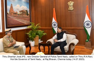 Meeting Thiru.Shankar Jiwal,IPS., new Director General of Police, Tamil Nadu 2