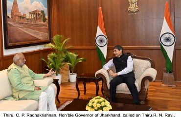 Meeting Thiru. C. P. Radhakrishnan, Hon'ble Governor of Jharkhand