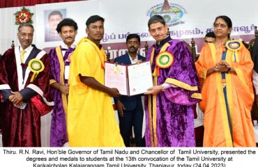 Tamil University Convocation