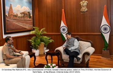 Meeting Dr. Sandeep Rai Rathore, IPS., new Commissioner of Police, Greater Chennai police 1