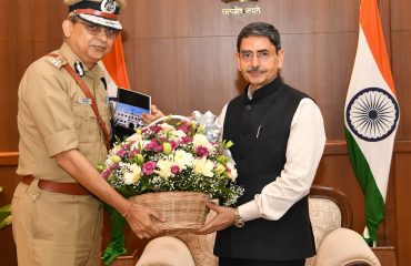 Meeting Thiru.Shankar Jiwal,IPS., new Director General of Police, Tamil Nadu 1