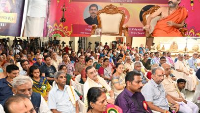 Governor of Tamil Nadu, participated as chief guest and addressed the gathering on the concluding day of sanathana utsava- 27.09.2023