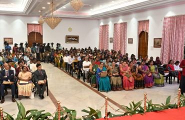 Thiru.R.N.Ravi, Hon’ble Governor of Tamil Nadu, Interacted with personalities on mental health, at Governor’s ‘Think to Dare’ series 11, held at Bharathiar Mandapam, Raj Bhavan, Chennai - 10.10.2023