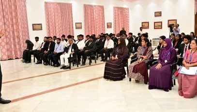 Hon’ble Governor of Tamil Nadu, interacted with the students of Crescent School of Law, Vandalur, at Raj Bhavan - 30.10.2023