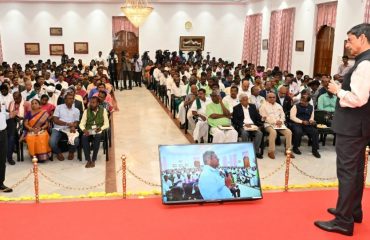 Thiru.R.N.Ravi, Hon’ble Governor of Tamil Nadu, interacted with the Agripreneurs, Farmers, Fishermen and Agri Scientists through Governor’s ‘Think To Dare’, series 12 interaction with Farm Personalities, held at Raj Bhavan, Chennai on 04.11.2023