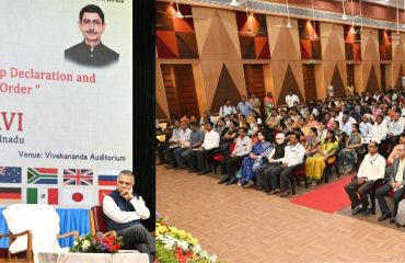 Hon’ble Governor of Tamil Nadu, inaugurated the One Day Seminar on “The G20 New Delhi Leadership Declaration and the Emerging World order” and addressed the gathering at Anna University, Chennai on 15.11.2023.