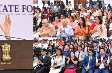 Thiru.R.N.Ravi, Hon’ble Governor of Tamil Nadu, addressed the gathering at the celebration organized on Nagaland Foundation Day and on the eve of Assam Foundation Day, at Raj Bhavan, Chennai - 01.12.2023
