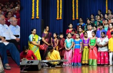 Thiru.R.N.Ravi, Hon’ble Governor of Tamil Nadu, presented the Bharathi Award to Thiru.K.Vijay Kumar,IPS.(Retd), and witnessed the cultural programme in a function organized by Vanavil Cultural Centre in association with Bharatiya Vidya Bhavan Chennai at Bhavan’s Pottipati Gnanamba Obul Reddy Auditorium, Mylapore Chennai - 10.12.2023