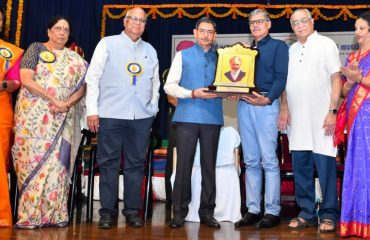 Thiru.R.N.Ravi, Hon’ble Governor of Tamil Nadu, presented the Bharathi Award to Thiru.K.Vijay Kumar,IPS.(Retd), in a function organized by Vanavil Cultural Centre in association with Bharatiya Vidya Bhavan Chennai at Bhavan’s Pottipati Gnanamba Obul Reddy Auditorium, Mylapore Chennai - 10.12.2023
