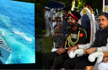 Thiru.R.N.Ravi, Hon’ble Governor of Tamil Nadu, participated as Chief Guest at the Navy Day 'At Home' function organized as a part of Indian Navy Day Celebration at Naval Headquarters, Chennai - 14.12.2023