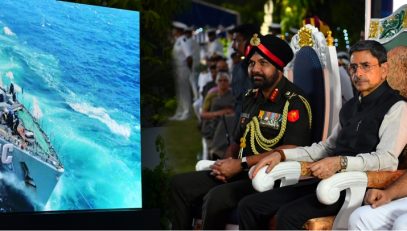Thiru.R.N.Ravi, Hon’ble Governor of Tamil Nadu, participated as Chief Guest at the Navy Day 'At Home' function organized as a part of Indian Navy Day Celebration at Naval Headquarters, Chennai - 14.12.2023