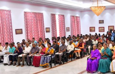 Thiru.R.N.Ravi, Hon'ble Governor of Tamil Nadu, addressed the gathering at Governor's 'Think To Dare' - Series-14: Interaction With Ayush and Traditional Medical Practitioners at Raj Bhavan, Chennai - 14.12.2023