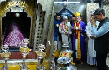 Thiru.R.N.Ravi, Hon’ble Governor of Tamil Nadu, participated in the annual Kandoori festival of 'Nagore Dargah Shareef ' on the occasion of the 467th Grand Kandoori Festival and offered his prayers at, Nagore, Nagapattinam District - 23.12.2023