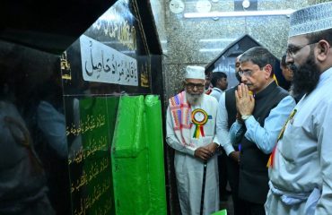 Thiru.R.N.Ravi, Hon’ble Governor of Tamil Nadu, participated in the annual Kandoori festival of 'Nagore Dargah Shareef ' on the occasion of the 467th Grand Kandoori Festival and offered his prayers at, Nagore, Nagapattinam District - 23.12.2023