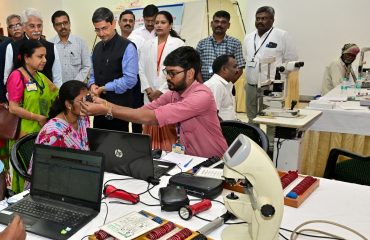 Thiru. R.N.Ravi, Hon’ble Governor of Tamil Nadu, inaugurated and visited the Medical Camp for the staff and family members of Raj Bhavan organized by Indian Red Cross Society, Tamil Nadu Branch at Raj Bhavan, Chennai - 08.01.2024