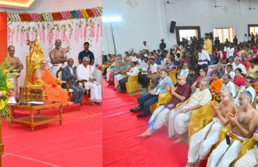 Thiru.R.N.Ravi, Hon’ble Governor of Tamil Nadu, participated as chief guest and addressed the gathering at the Silver Jubilee Celebration of Srimad Andavan Arts and Science College (Autonomous), Srirangam, Tiruchirappalli District - 10.02.2024
