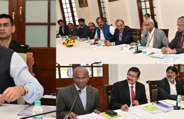 Thiru.R.N.Ravi, Hon’ble Governor of Tamil Nadu and Chancellor of State Universities chaired a review meeting with the Vice Chancellors of the State Universities at Raj Bhavan,Chennai -14.02.2024.